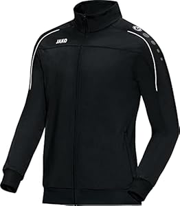 JAKO Herren Polyesterjacke Classico, Schwarz, L
