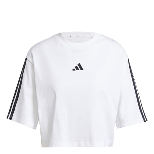 adidas Essentials 3-Stripes Cotton Loose T-Shirt Camiseta Mujer