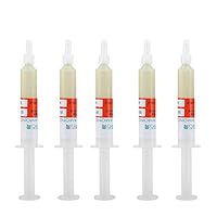 Akozon Diamant Schleifpaste 5 Stück/Set Diamant Läpppaste Polierpaste Diamantschleifen Läppmasse Körnung Compound Verbindung Spritzen (W0.5#10000)