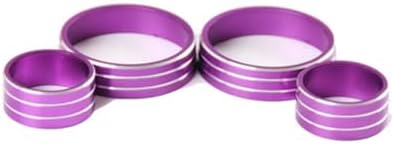 Temperature Adjustment Knob for Kia 2016 2017 2018 for SPORTAGE GT-Line S Si EX LX SX R Air Conditioner Switch Knob Radio Button Decoration Climate Control HVAC(Purple)
