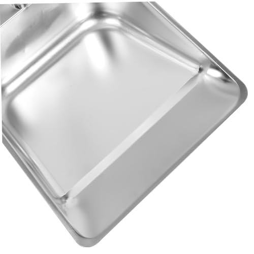 GLEAVI Besen Kehrschaufel Set Edelstahl mit Langem Stiel Robustes Kehrset für Haushalt und Büro Weiche Borsten Einsetzbar Langlebig und Widerstandsfähig – Bild 8