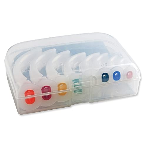Guedel Airway Kit – Disposable Oral Airway Kit, 8 Pieces, Ideal For Emt Supplies Kit, First Aid Kit, Medical Supplies Kit (2 Kits) #TOP1
