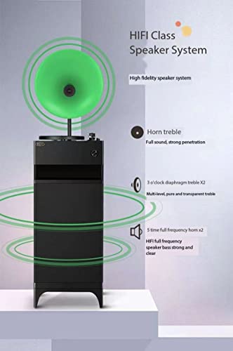 Tourne-Disque Vinyle Moderne lumière Luxe Gramophone rétro européen Salon électrophonique Bluetooth HiFi Audio (D) - Les Beatles, Paul McCartney, John Lennon, RIngo Starr, George Harrison Tourne-Disque Vinyle Moderne lumière Luxe Gramophone rétro européen Salon électrophonique Bluetooth HiFi Audio (D) – Image 3