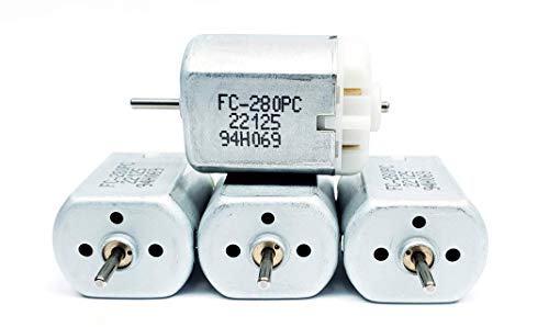4 Pack - 10mm Round Shaft Central Door Lock Actuator Motor FC-280PC-22125, Spindle, Power Locking Repair Engine