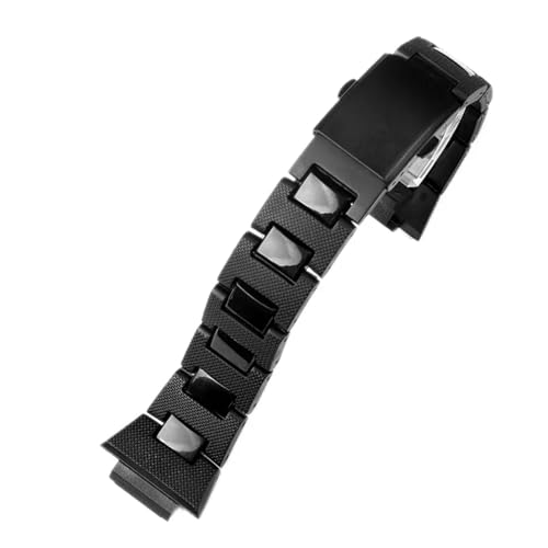 Ceinture de montre compatible Casio DW6900 en plastique composite noir résistant