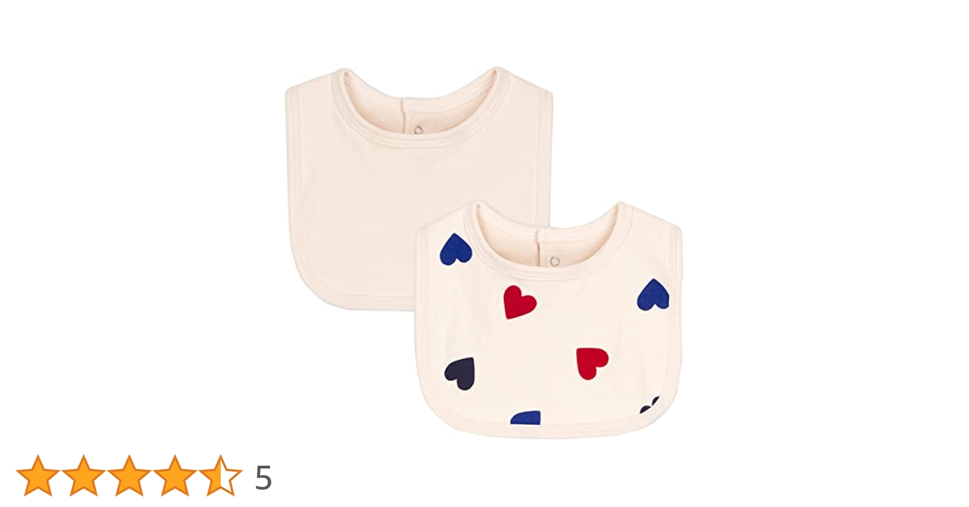 新品タグ付きプチバトーロンパースとスタイ プチバトー PETIT BATEAU プリントショートロンパース【返品不可