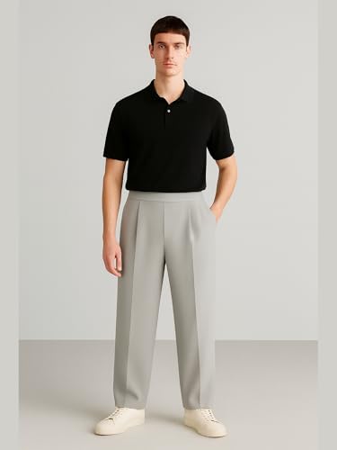 Image of Korean Pants for Man | Trousers for Man | Korean Trousers | Baggy Trackpants - Look Effortlessly Stylish, Feel Confident, Move Freely, Travel in Comfort