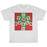 Estilo clásico Toy Dolls Dig That Groove Punk Rock - Camiseta unisex de algodón pesado para hombre, blanco, M