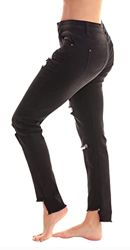 Just Love Solid Distress Jeggings for Women2