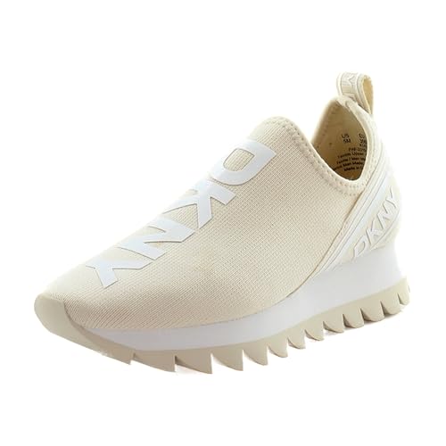 Image of DKNY Women's Abbi Knit Slip on Sneaker with Logo