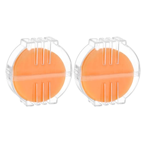 HARFINGTON - HARFINGTON 2pcs Beeswax Thread Conditioners Thread Wax Block with Plastic Box for Quilting Sewing, Embroidery Wax Sewing Supplies, Golden