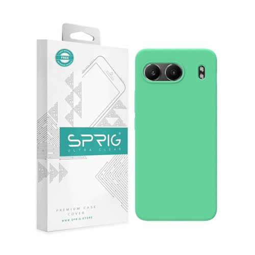 Image of SPRIG Compatible with OnePlus Nord 4 Premium SilkTone Back Cover Drop Tested Shock Proof Mobile Case for Men, Women, Boys and Girls with Camera Protection (Pastel Green)