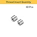 HARFINGTON 40pcs Thread Repair Inserts M3 x 0.5 Male to M2 x 0.4 Female Thread 2.5mm Long Stainless Steel Reducing Nuts Metric Self Tapping Sleeves Threaded Reducer Industrial Fasteners