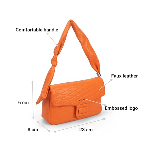 Image of Mochi Women Casual PU Soft Body Magnet closure Quilted Shoulder Bag