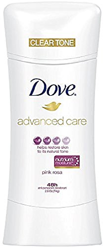 Dove Advanced Care Anti-Perspirant Deodorant, Pink Rosa 2.60 oz (Pack of 4)