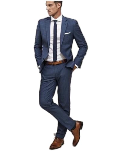 Costume deux pièces hommes Ulnomio ensemble veste et pantalon à revers cranté