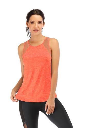 Image of ICTIVE Workout Tank Tops for Women Sleeveless Yoga Tops for Women Mesh Racerback Tank Tops Muscle Tank