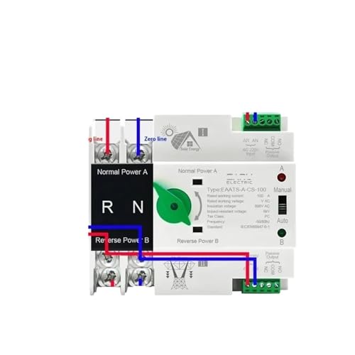Inverseur automatique sans coupure pour panneaux solaires 2P