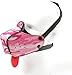 Neoprene Puppy Face Muzzle Dog Hood Mask Play Hoods Pup Play Gear Mask (Pink, One Size)