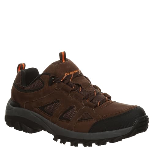 Image of BEARPAW Men's Edgewood Low Dark Brown Size 9.5 | Men's Ankle Boot | Men's Hiking Boot | Comfortable Boot
