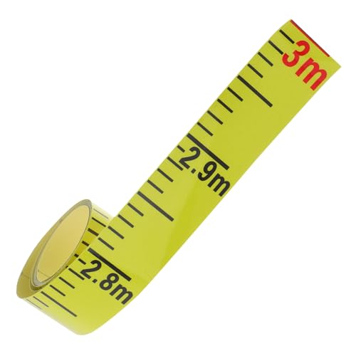 CONGARTENO Indicador De Nivel De Agua Autoadhesivo 5 Cm x 3 M, Pegatina Medidora Para Piscinas, Regla Adhesiva Resistente y Precisa Para Medición De Líquidos Construcción y Gestión Hídrica