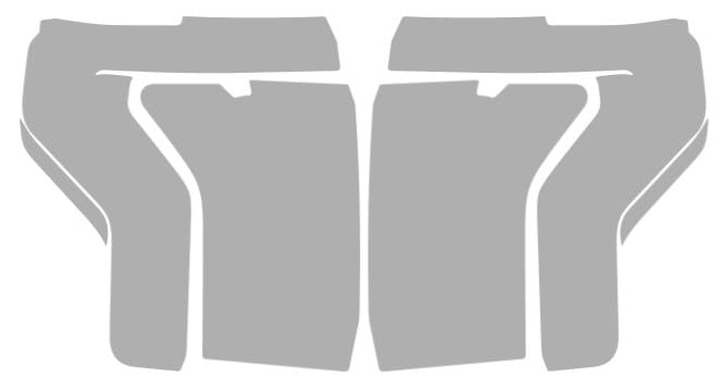 Vicrez Paint Protection PPF Pre-Cut Kit, Headlamps vpp1945 Compatible With Ford F150 Lightning PRO Crew Cab 2022-2023