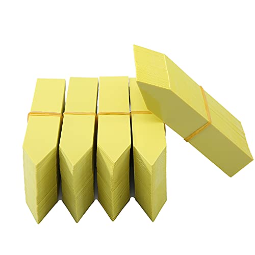 1000 Pcs 4 Inch Garden Plant Labels, Plastic Nursery Tags Waterproof Pot Seed Markers, Yellow #TOP1