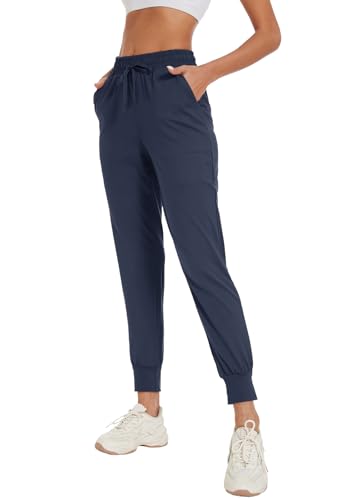 Pantalon de yoga décontracté bleu marine idéal pour vos séances de sport à la maison en taille S