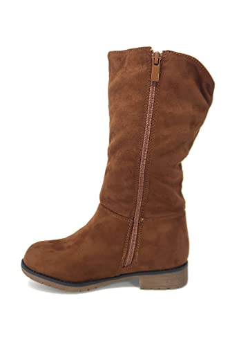 Little Girl's Zip up Riding Boots Fringe Accent3