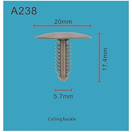 Autobahn88 Headliner Clip, compatible with Toyota Lexus (OEM: 90467-05164-E2) (Pack of 20)