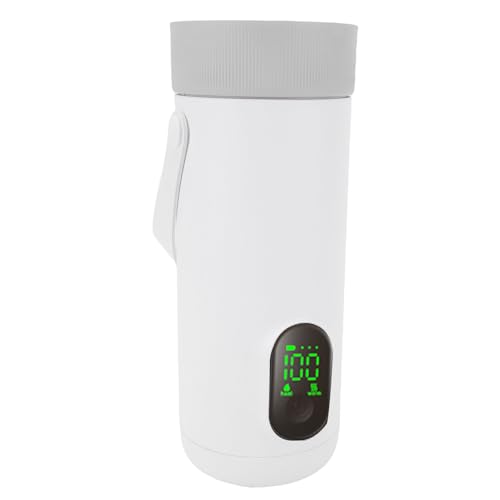 Jelquix Bouilloire électrique de Voyage, Bouilloire Portable sans Fil Rechargeable de 350 Ml, Petite Chaudière à café, Chauffe-lait avec Poignée,...