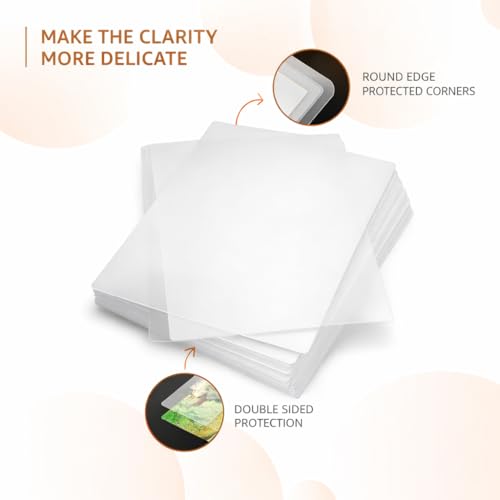 Image of JK Toners 65mm x 95mm 125micron Laminating Pouches, Clear Glossy Finish, Waterproof | Perfect for Document & Certificate Protection (65mm x 95mm) (Pack of 2)