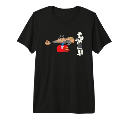 T-shirt Star Wars Stormtrooper Speeder Bike pour fan de pop culture
