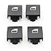 4Pcs Power Window Switch Button Cover Cap Control 61316902183 61316902184 for BMW 3 Series E46 E90 E53 E83 M3 X5 325xi 323i 325i 328i 330i 330xi