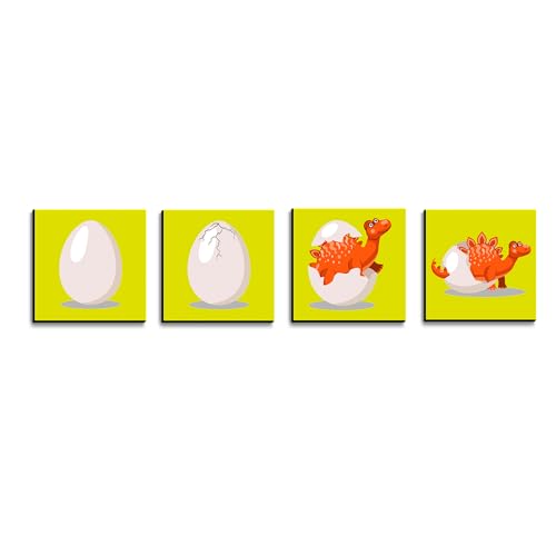 Tableaux décoratifs pour enfants Decographics - Oeuf 30x30 cm pour chambre