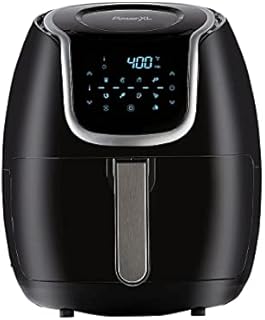 Power XL Vortex Air Fryer 2.8L - 4-in-1 Digital Air Fryer - 360 Degree Cyclonic Air Technology - 1 Large Detachable Basket - Makes Cooking with Less Oil & Fat Easier and Quicker