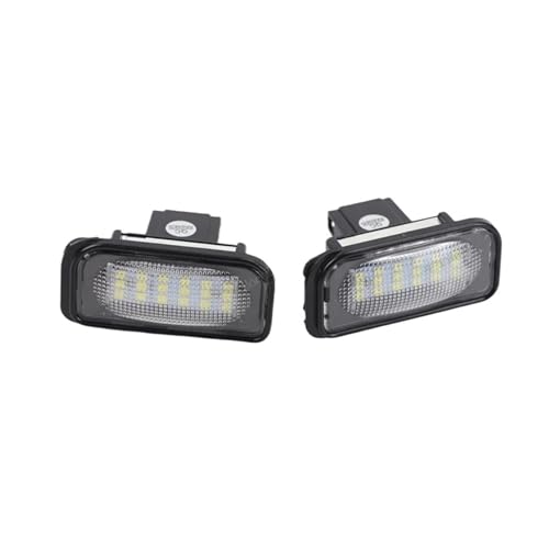 Luz de matrícula para Mercedes-Benz Clase C W203 R230 W209 lámpara trasera para coche de 2 piezas