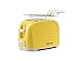 Girmi TP11 Tostapane Elettrico, 800W, Pinze INOX, 6 Livelli di cottura, Giallo