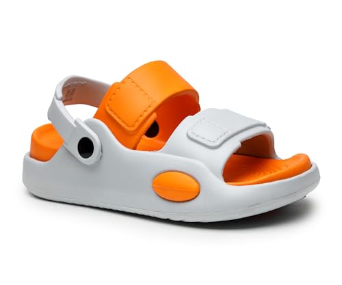 Image of Kid's Soft EVA Clog Sandals with Adjustable Strap & Anti-Slip Comfort Sole | Unisex |Light Weight | Water Proof