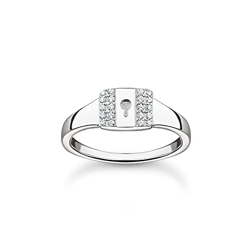 Bague cadenas Thomas Sabo, sublimez un style minimaliste avec l'argent 925