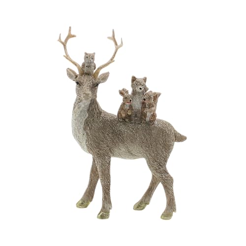 Weihnachtsdeko Hirsch Groß 27 Dekohelden24 Hirschdeko, Deko-Rentier, Deko-Hirsch, Hirsch mit Geweih...