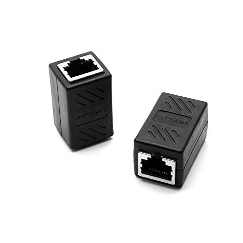 Eilumduo Cat7 Cat5e Cat6 RJ45 Jv C[TlbgA_v^[ LANRlN^[ CJv[ X烁X (ubN) 10pbN