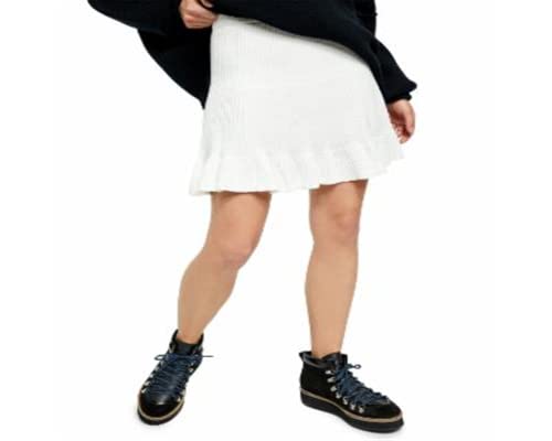 Free People Ribbed Skirt (for Women) - Cream (M)