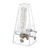 Mechanisches Metronom, Universales Metronom, Transparent Metronom für Klavier, Gitarre, Guzheng, Violine, Schlagzeug, Pfeife Rhythmische Maschine für Musik