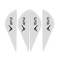 30 Piume Per Frecce In Gomma - Per Tiro Con L'arco, 3 Pollici, 6 Colori, Aerodinamiche - Foto 6