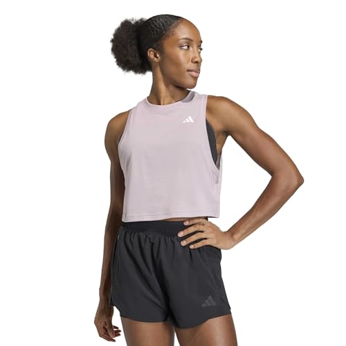 Image of adidas Womens Train Essentials Boxy Workout Tank Casual - Black