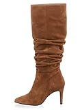 Raff-Optik Alba Moda Stiefel in sportlicher Raffoptik Cognac