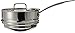 Cuisinart MCP111-20N MultiClad Pro Stainless Skillet, 20-cm, Universal Double Boiler w/Cover