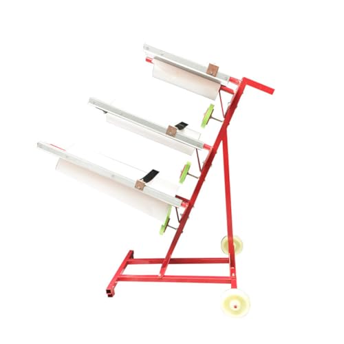 KK-GAL Mobile Masking Paper Stand, Rolling Tree Style Masking Paper Machine Station, Professional Auto Body Masking Film Holder, Masking Station Stand Dispenser Stand with Wheels, for Car Repair Shop