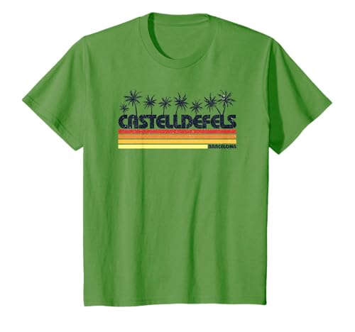 Castelldefels Barcelona España - Turismo Retro Camiseta